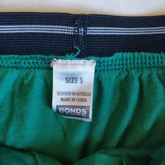Green Men's Bonds Small Briefs - Picture 2 of 3